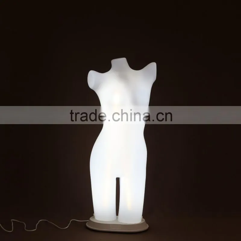 Sexy lady lighting mannequin torso/body form for displaying