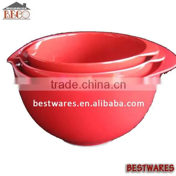 3 pcs Melamine Mixing Bowl Set
