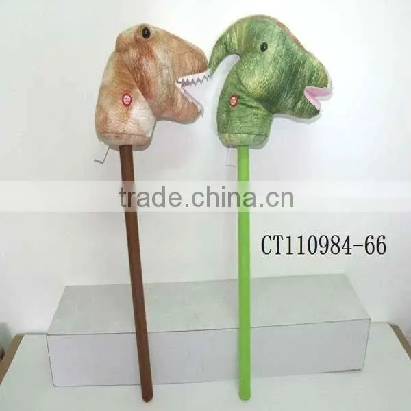 Plsuh Horse Head Stick Pink Horse toy