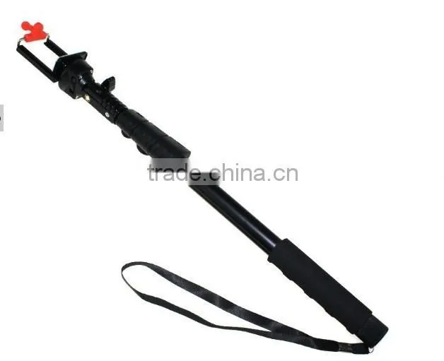 New Style Handheld Mobile Phone Tripod Monopod Aluminum Adjustable 42-123CM Telescopic Camera Extendable Holder with Clip Mount