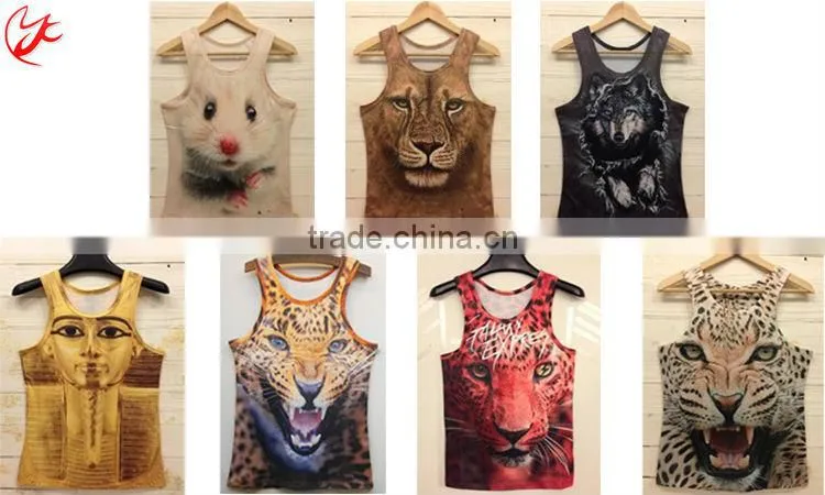 Long Oversized Wholesale Cotton Rib Cotton Tank Top (YCT-C0312)