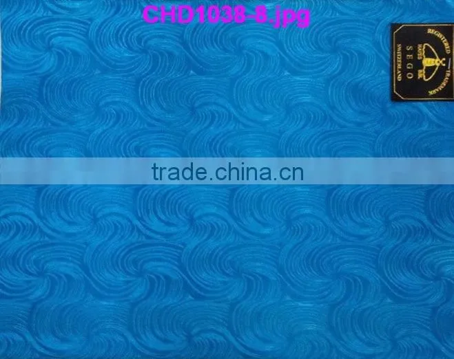 CHD1038-8 2014 African style high quality nice design Sego headtie ,two pieces in one pack on wholesale price
