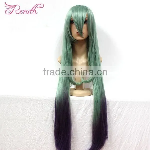 OEM long straight colorful wig hair with factory price for sale
