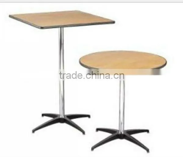 folding half round wood table