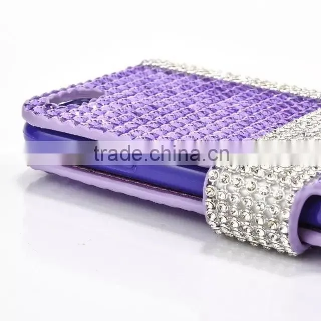 For Huawei G730 Cover Case, Blingbling Diamond Wallet Leather Case for Huawei G730