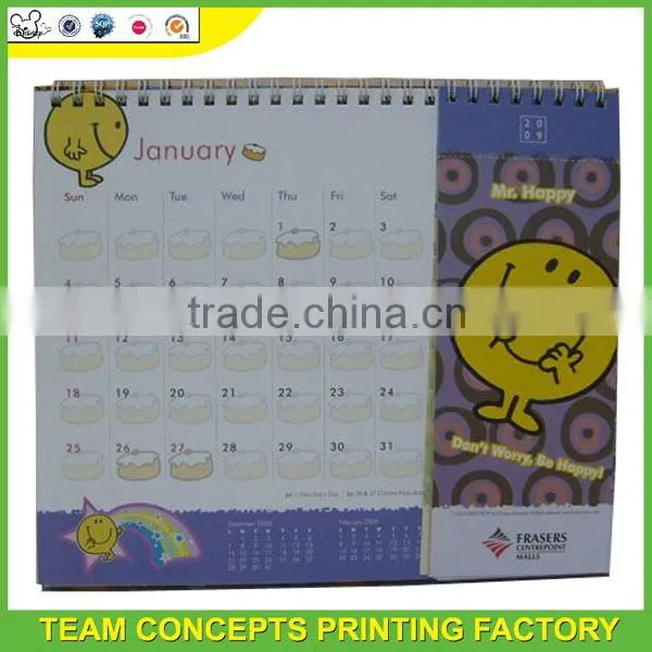 Custom made insert photo calendar