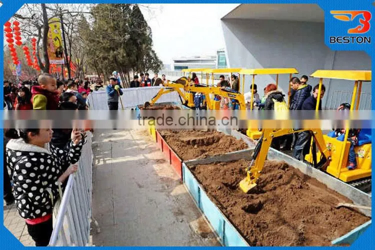 children electric amusement park excavator toys educational fancy toys for sale