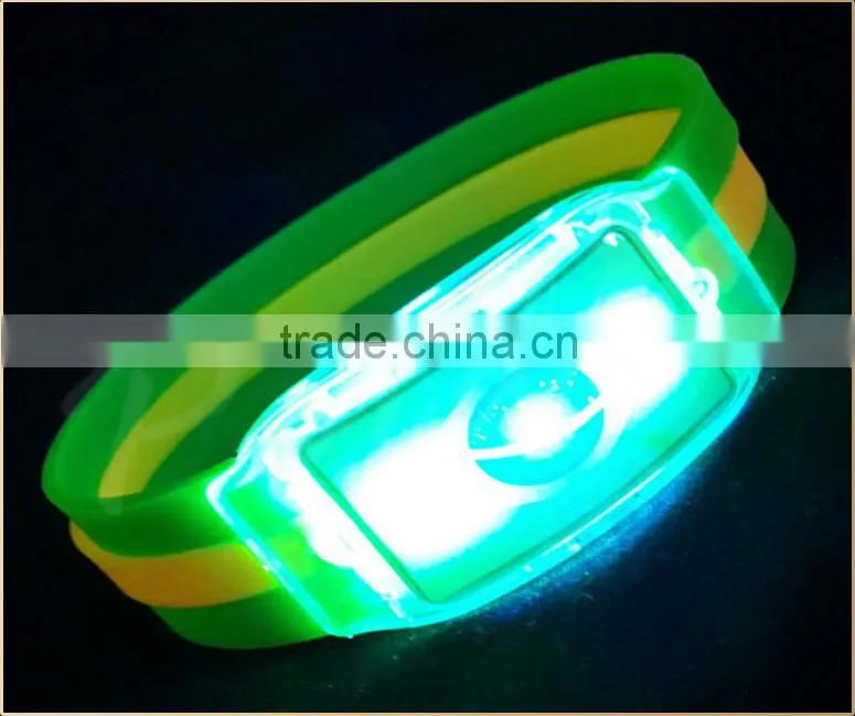 Flashing flag bracelets silicone bracelets led bracelets