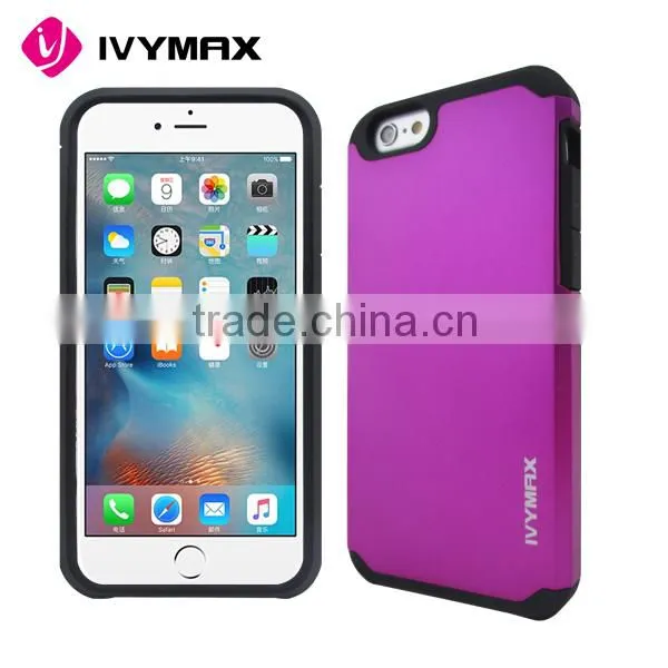 Fashion Hybrid Cell Phone Case Shell Cover Protective For iPhone 6/6S rose gold