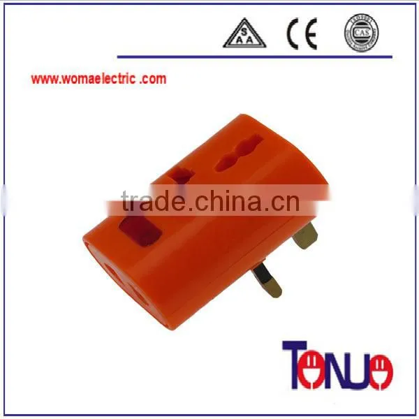 Universal 13A multi travel pulg adapter with red light