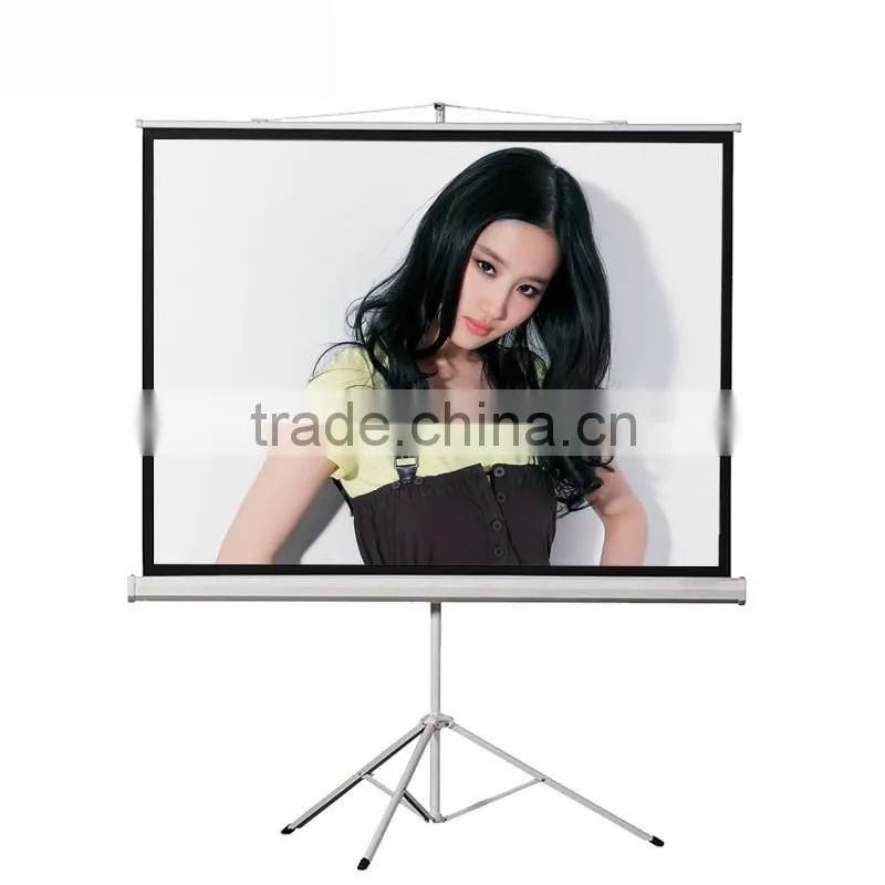 Factory Supply Best Quality matte grey 84 inch 16:9 small portable projection screen