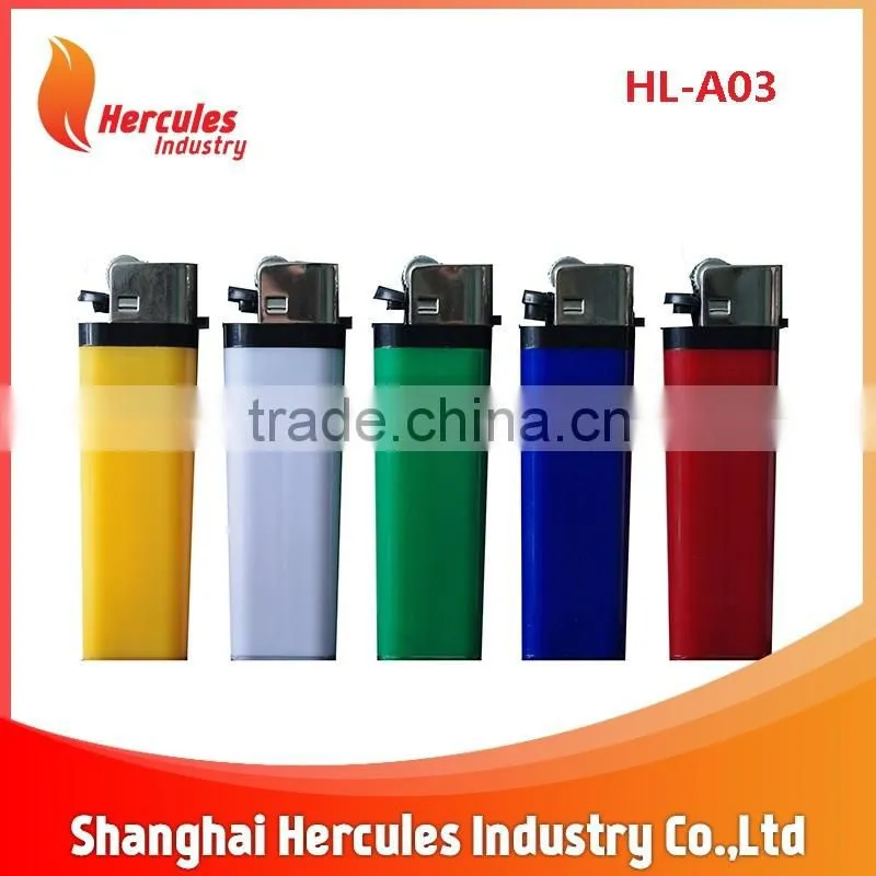 Disposable custom flint lighter in solid color HL-A03