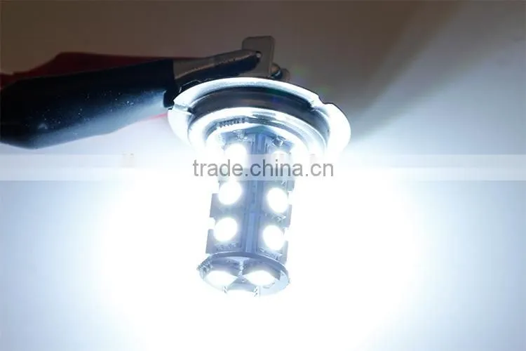 Fog Light Lamp H7 LED Auto Lighting 5050 LED 18 SMD 12V Foglamp Lights Bulbs