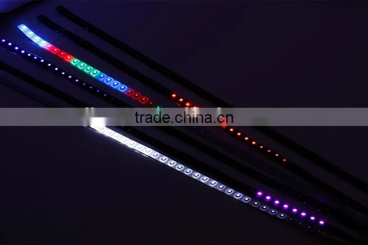 44smd 12V dc Car Auto Led Knight Rider Light 1210 60cm Flash decoration led strobe Lights
