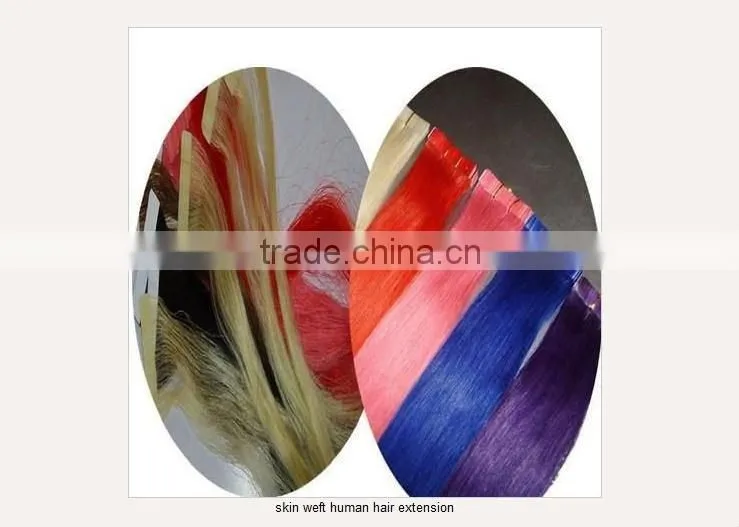 kind of colors and lengths pu tape skin weft remy hair human hair extension