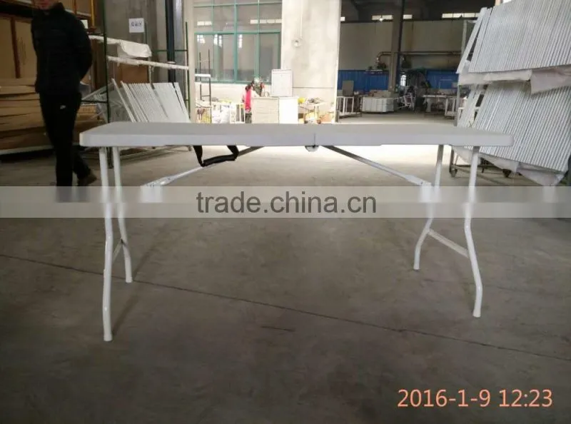 new plastic folding in half table