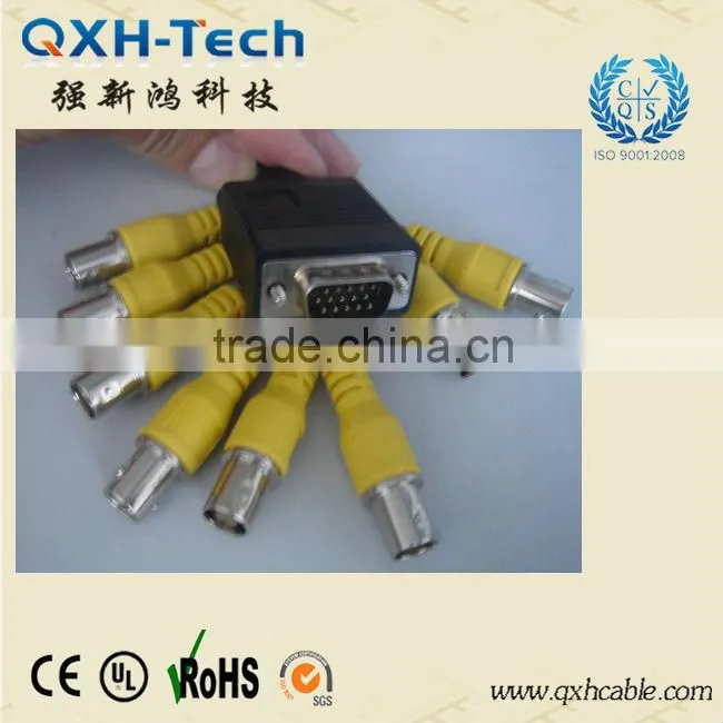 High Quality HDB to 16RCA Cable Audio & Stereo Silver AV Plugs Cable
