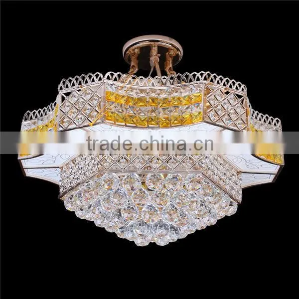 Exquisite Flower Design Gold Ceiling Chandelier