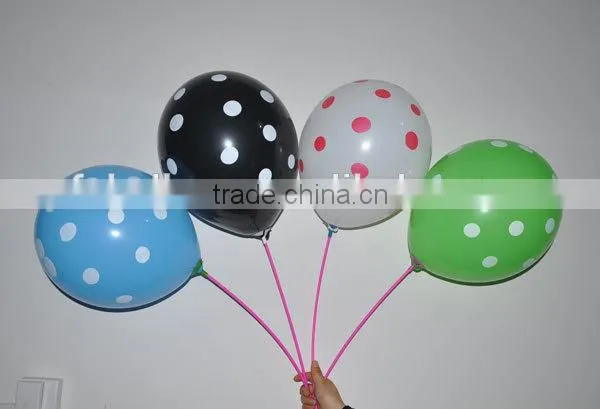 Best quality 12inch Colourful Party Decoration Polka Dot Balloons Latex balloons