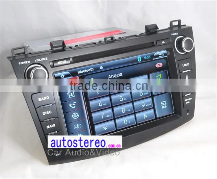Autostereo Android Car MP3 Player for Mazda3 Car DVD GPS Navigation Central Multimedia Satnav BT PIP Ipod MP3 Player