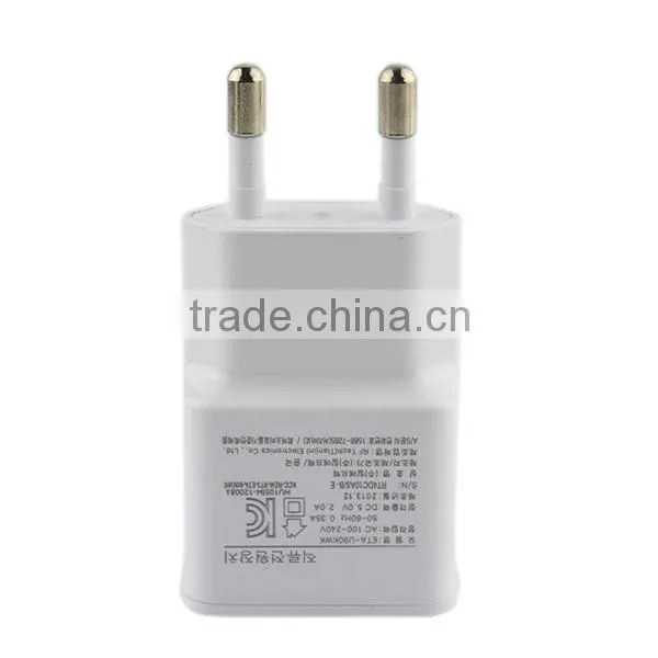 5V 2A ETA-U90KWK Korean Cell phone charger for samsung note 2