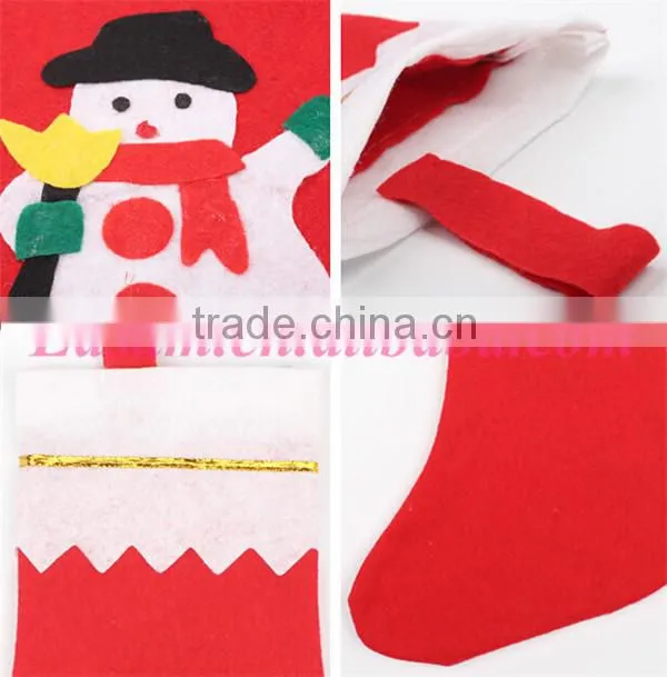 Cheap wholesale christmas supplies plain santa christmas stocking