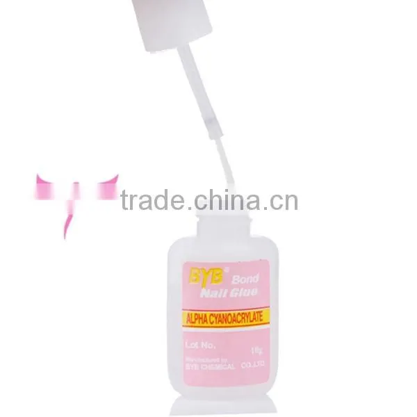 10g nail art glue,nail glue for nail decoration with brush