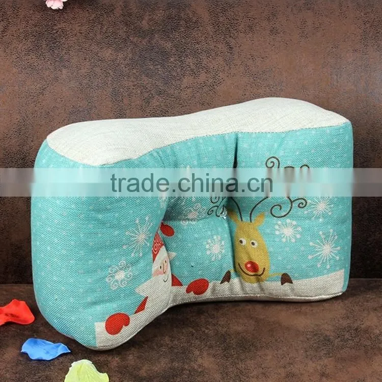 2015 new Lovely Santa Claus and Milu deer waist cushion cover Office pillow