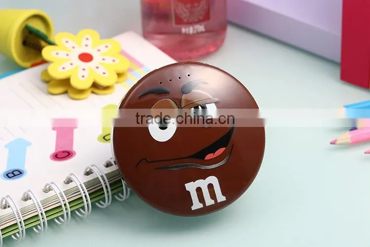 2015 new creative M&Ms Cholcolate Beans mobile power female portable power bank best gift usb charger