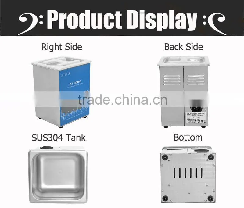 GT-1620QTS Washing machine car generator ultrasonic cleaner