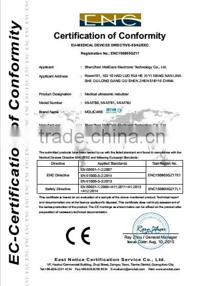 Less than 5 um Atomized Particle Home Use Nebulizer Treatment Equipment Aerosol Nebulizer Machine Price