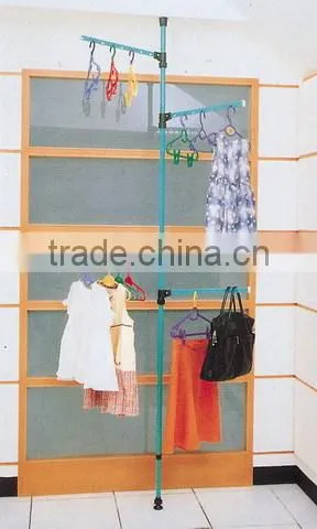 Floor to Ceiling Retractable Hanging Racks