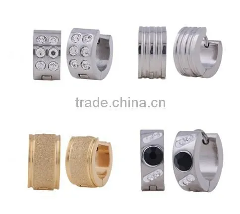 Hot Selling Unisex huggie earrings Stainless Steel Earrings Wholesale
