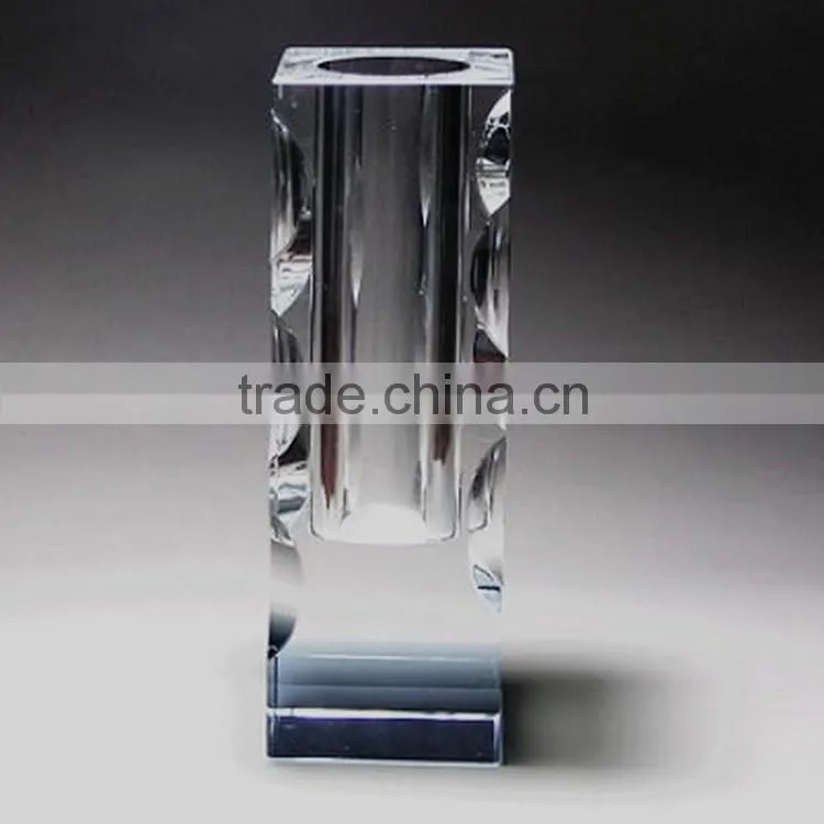 2016 crystal glass types of flower vase wholesale China
