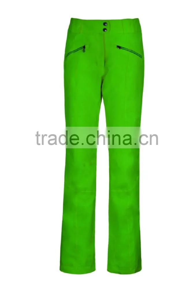Unisex Men Women Outdoor Sportwear Mountain Ski Pants Green