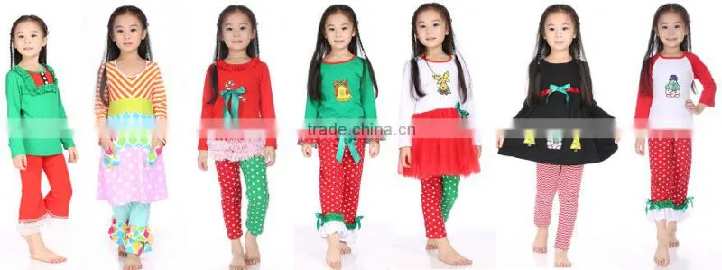 High quality wholesale girls leggings wholsale boutique toddlers cotton tight leggings kid's ruffle pants leggings