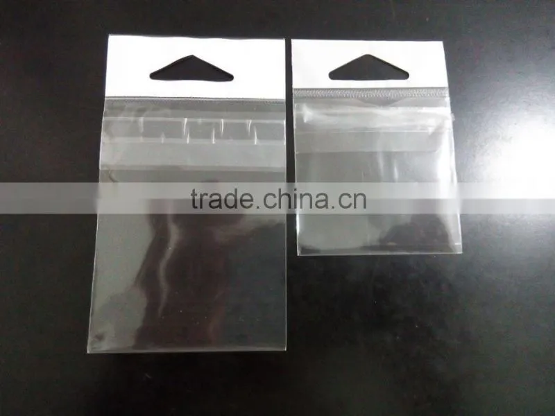 Resealable Plastic BOPP Fishing Hook Header Card Bag For Serbia Market WIth Strong Glue Tape