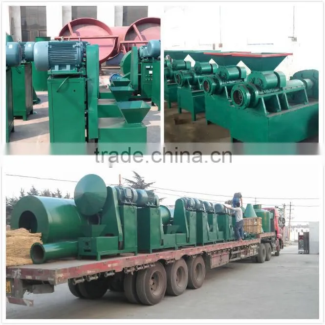 coffee husk charcoal stick making machine/straw charcoal making machine