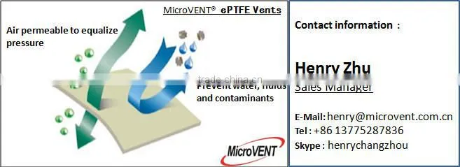 <MicroVENT> Air permeable vent membrane