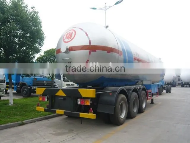 High performance 47.58m3 methyl ether lpg gas tanker semi trailer,lpg tank trailer,lpg trailer