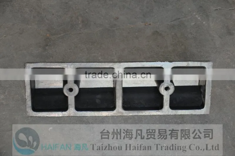 500mm Highly Visible Rubber Wheel Stopper rubber wheel stopper/Durable Customized Wheel Chock Rubber Wheel Stopper