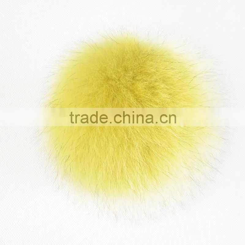 Handmade Top Quality14-16cm Fluffy Fur Wholesale Genuine Fox Fur Ball KZ151002