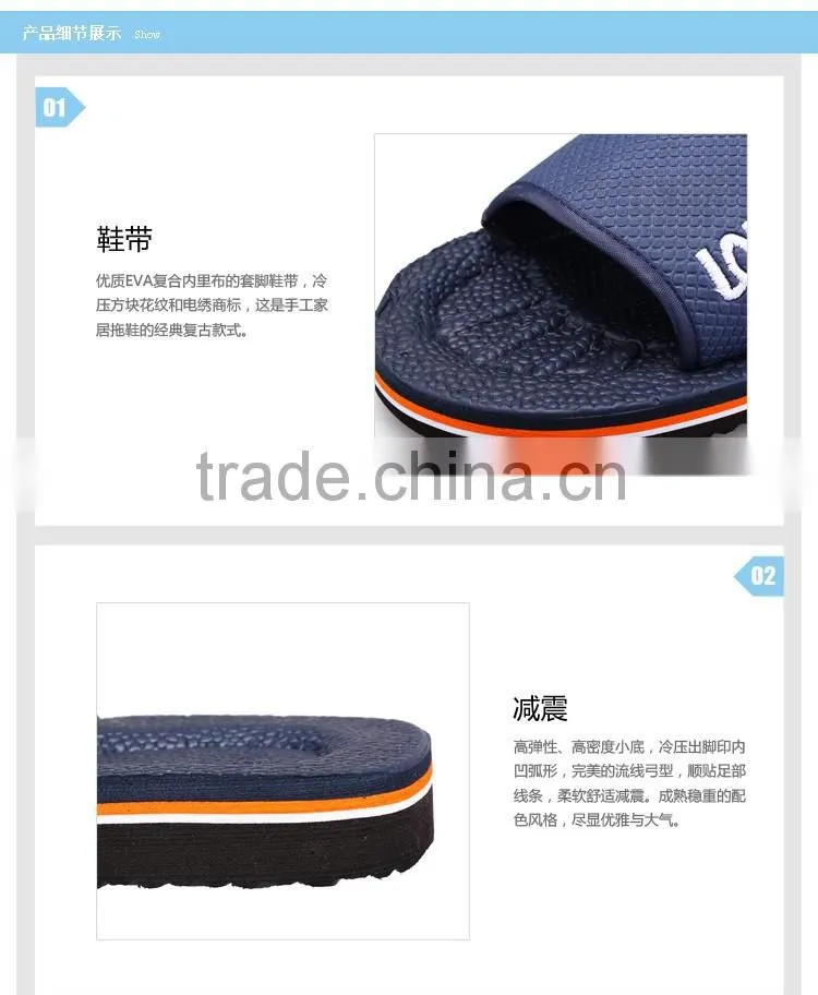 663 LOULUEN Factory Wholesale EVA Indoor Home Slippers