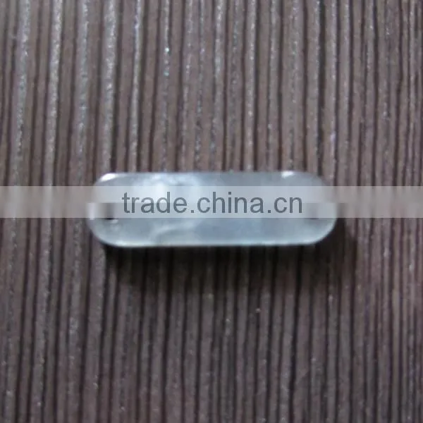 White With Pearl Material Garment Resin Plate