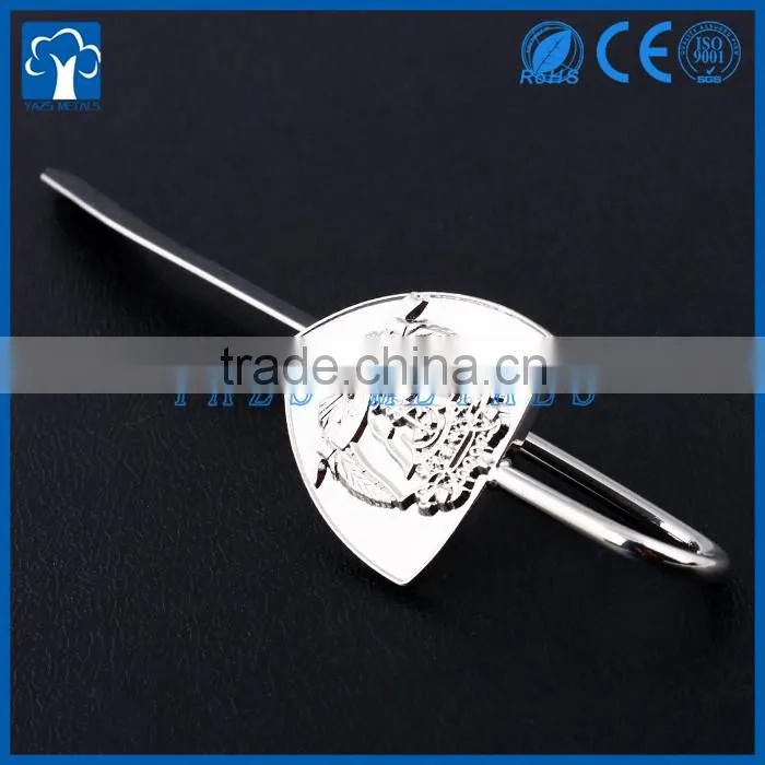 custom logo metal bookmark custom