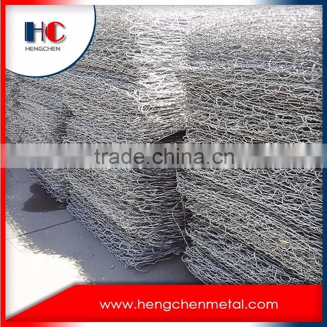Factory price galvanized pvc coated low carbon hexagonal round welded gabion box