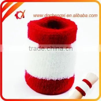 custom-designed wrist sweatband