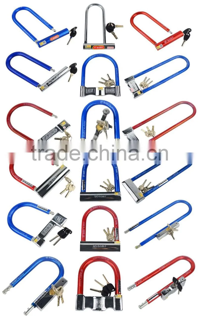 hot sale good quality factory price durable anti-theft Bicycle square U Lock 390 391