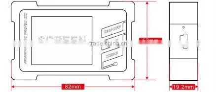 X Y Axis Angle Meter Reader Display From Factory