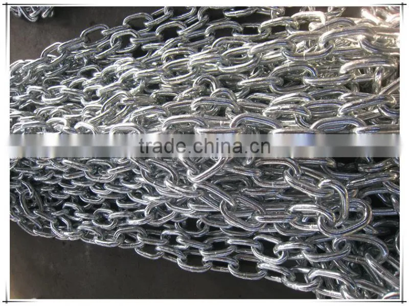 high quality electro welded open/studless link chain